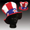 patriotic sequin top hat